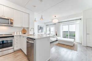 Kitchen of condo for sale in Milton